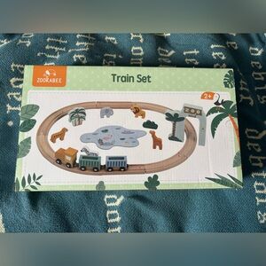 Kids wooden train set brand new unopened